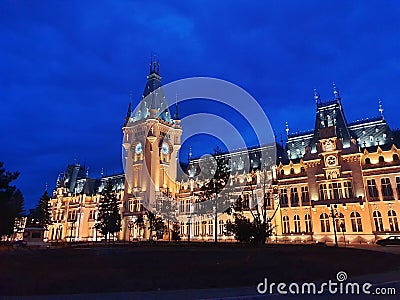 Palace of Culture from Iasi Romania Stock Photo