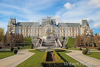 Palace of Culture, Iasi, Romania Editorial Stock Photo