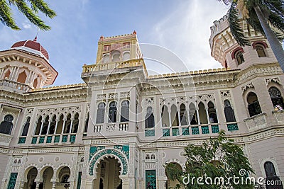 Palace de Valle, Hotel, Restaurant, Cienfuegos, Cuba Editorial Stock Photo