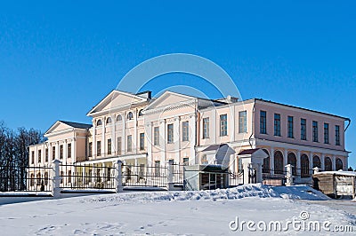 Palace of Dubrovitsy estate Stock Photo