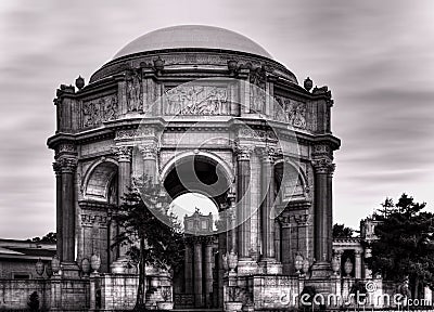 Palace of Fine Arts Stock Photo