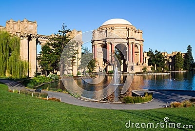 Palace of fine Arts Stock Photo