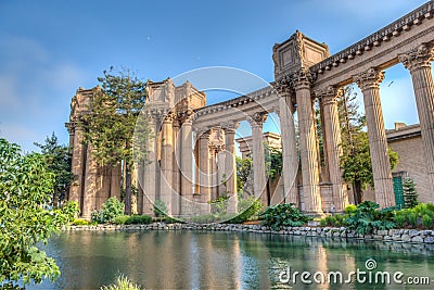 Palace of Fine Arts Stock Photo