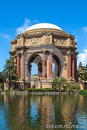 Palace of Fine Arts San Francisco California Editorial Stock Photo