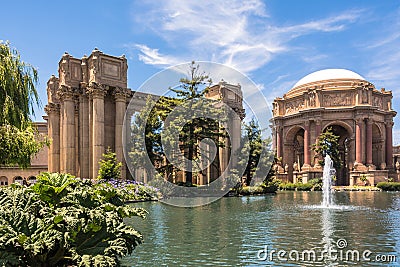 The Palace of Fine Arts, San Francisco Editorial Stock Photo