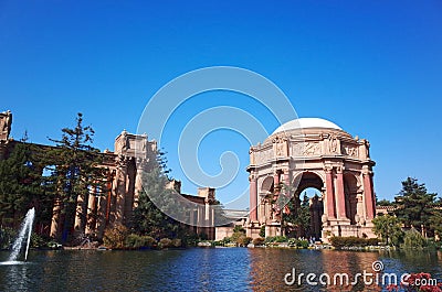 Palace of Fine Arts, in San Francisco, USA Stock Photo