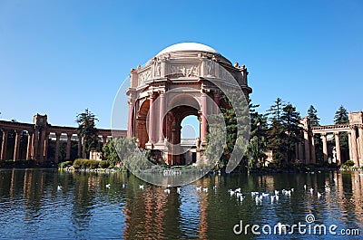 Palace of Fine Arts, San Francisco, USA Stock Photo