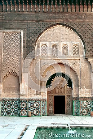 Palace gate in Marrakech, Morocco Stock Photo