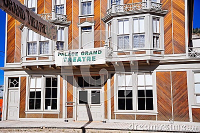 The Palace Grand Theatre in Dawson City, Yukon. Editorial Stock Photo