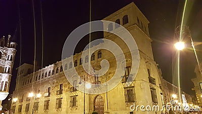 palace of guzmanes Editorial Stock Photo