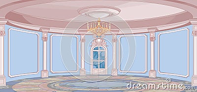 Palace Hall Vector Illustration