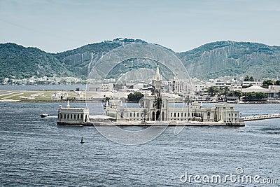 Palace on Ilha Fiscal in the harbour of Rio de Janeiro Stock Photo