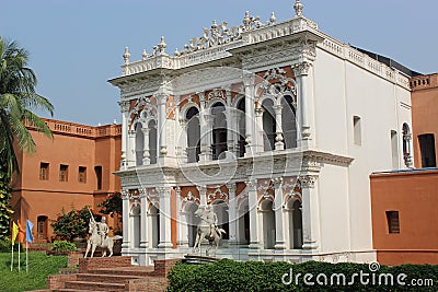 Palace of Isha khan. Sonargaon Museum Stock Photo