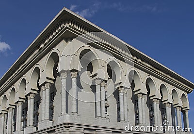 Palace of Justice - courthouse building Stock Photo