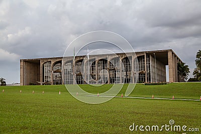 Palace of Justice, Ministry of Justice. Brasilia Editorial Stock Photo