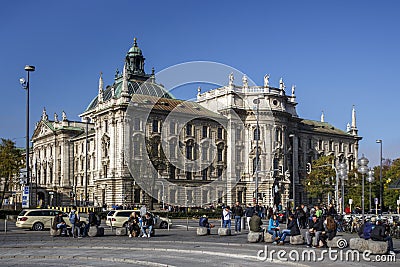 Palace of Justice in Munich, Germany, 2015 Editorial Stock Photo