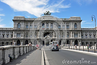 Palace of Justice Palazzo di Giustizia Rome Italy Editorial Stock Photo