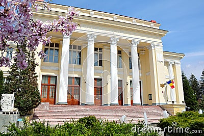 Palace of Justice, Ramnicu Valcea, Romania / Palatul de Justitie Stock Photo