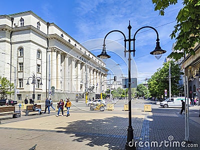 Palace Of Justice Sofia Court House in city of Sofia, Bulgaria Editorial Stock Photo