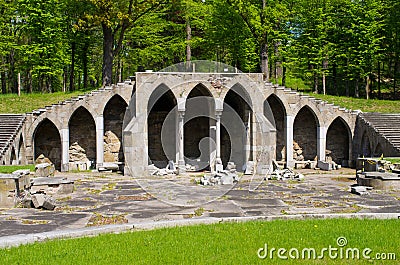 Palace in Kamieniec Zabkowicki, Poland Stock Photo