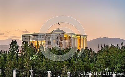 Palace of Nations, the residence of the President of Tajikistan, in Dushanbe Stock Photo