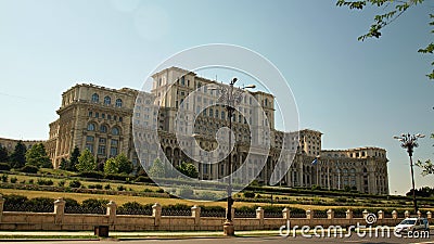 Palace of Parliament - Casa Poporului - Palatul Pa Editorial Stock Photo