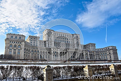 Palace of the Parliament Palatul Parlamentului din Romania Stock Photo