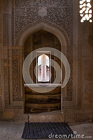 The palace of the Shirvanshahs in Baku Stock Photo