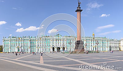 Palace Square, Saint-Petersburg, Russia Stock Photo