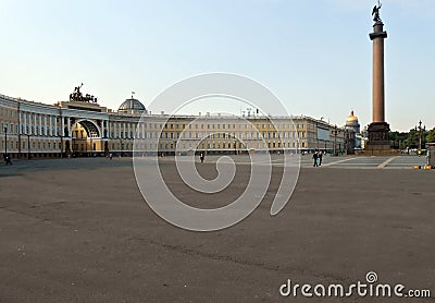 Palace Square, St Petersburg Stock Photo