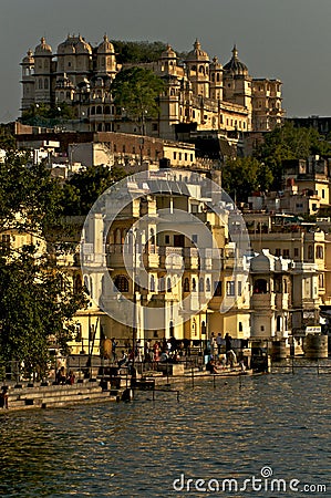 Palace.Udaipur.India. Editorial Stock Photo