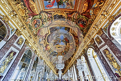 Palace of Versailles - France Editorial Stock Photo