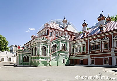 Palace of the Volkov-Yusupovs of the 17th century in Moscow Stock Photo