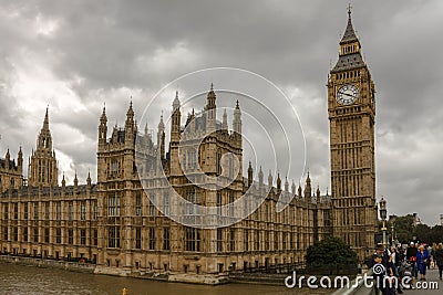 The Palace of Westminster. London, England, UK. Editorial Stock Photo