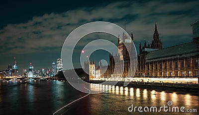 The Palace of Westminster Stock Photo