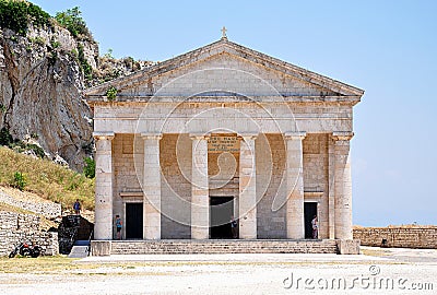 Palaces and city of Corfu, Greece, Europe Editorial Stock Photo