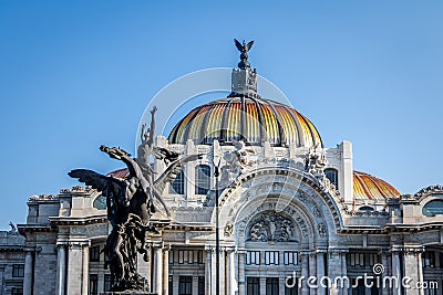 Palacio de Bellas Artes Fine Arts Palace - Mexico City, Mexico Stock Photo