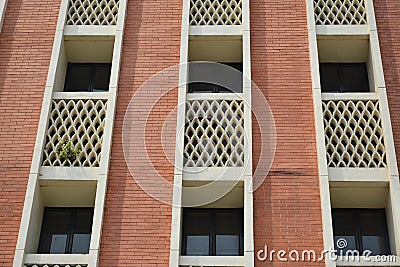 Palacio del gobernador building facade at Intramuros in Manila, Philippines Editorial Stock Photo