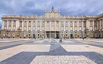 Palacio Real, Madrid, Spain Editorial Stock Photo