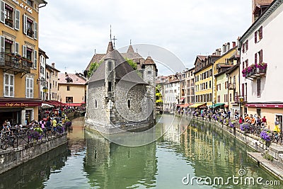 Palais de l`Isle, Annecy, France - 1 Editorial Stock Photo