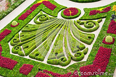 Palais de la Berbie Gardens at Albi, Tarn, France Stock Photo