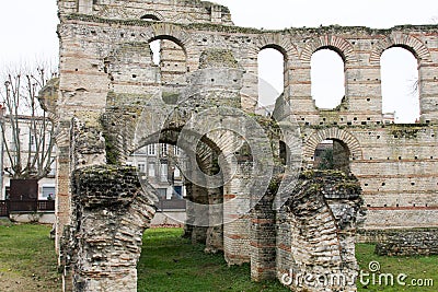 Palais Gallien amphitheatre roman in town Bordeaux France Stock Photo