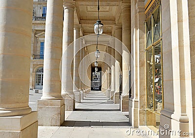 Palais Royale, Paris, France Stock Photo