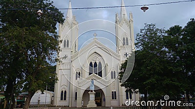 palawan beatiful cathedral Editorial Stock Photo