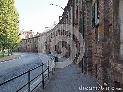 Palazzina di Stupinigi royal hunting lodge stables in Nichelino Stock Photo