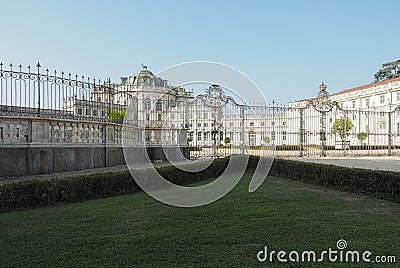 Palazzina di Stupinigi royal hunting lodge in Nichelino Stock Photo