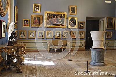 The Palazzo Corsini or National Gallery of Antique Art in Rome, Italy Editorial Stock Photo