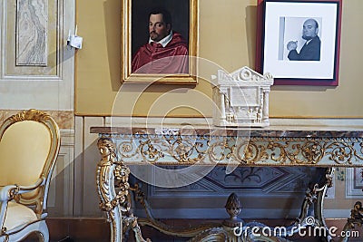 The Palazzo Corsini or National Gallery of Antique Art in Rome, Italy Editorial Stock Photo