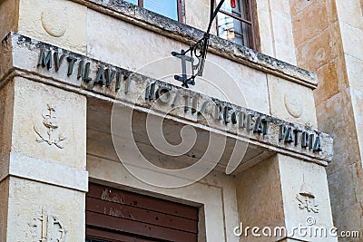 Palazzo dei Mutilati in Verona, Italy Stock Photo