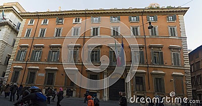 Palazzo giustiniani roma Editorial Stock Photo